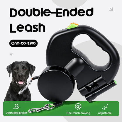 Double Retractable Leash
